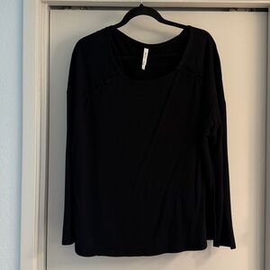 Black Long Sleeve Top